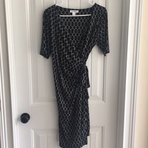 Motherhood maternity wrap dress